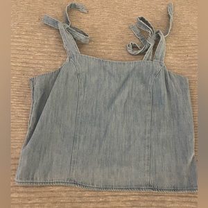 Size L- Denim Wash Blouse